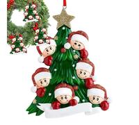Regalo da collezione per le feste - 11x7,8x0,5 cm Decorazioni per l'atmosfera festosa, Albero delle vacanze in miniatura con stella, Pendente artigianale per la tavola di casa per le feste di Natale,