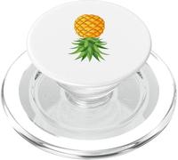Regalo da crociera all'ananas capovolto per coppia, lui, suo scambista PopSockets PopGrip per MagSafe