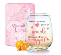Regalo da donna, personalizzabile, bicchiere da vino, regalo di compleanno, donna, bicchiere d'acqua, regali di Natale, festa delle mere, San Valentino, tazza idea regalo college, mamma sorella amica