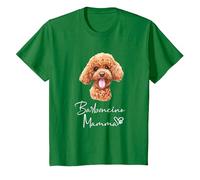 Regalo de Perro de Mamma Barboncino Mammina Maglietta, Bambini, Verde Mela, 8 Anni
