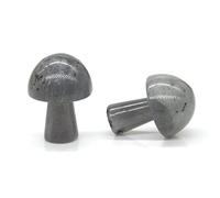 Regalo decorativo for statua con bacchetta for massaggio in cristallo di quarzo naturale intagliato a forma di mini fungo da 0,7 pollici (Color : Flash Labradorite, Size : 5 PC)