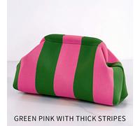 Regalo della Festa della Mamma, borsa a maglia, borsa a nuvola da donna, borsa da spiaggia a righe, clutch alla moda, borsa capiente, borsa cosmetica casual, borsa da cocktail per l'underarm, borsa re