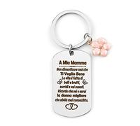 Regalo Della Mamma Portachiavi - Ti Voglio Bene Festa Originali Idee per Natale e Compleanno