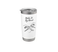 Regalo della pelle e pellettiere Make It By Hand Bicchiere termico in acciaio inox doppia parete