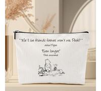 Regalo dell'amicizia per donne e amiche, borsa classica per il trucco Pooh, borsa cosmetica con cerniera, organizer da viaggio, borsa da toeletta, regalo dell'amicizia per donne, amiche, colleghe