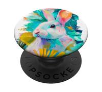 Regalo dell'animale domestico dell'opera d'arte del ritratto delle piante della natura PopSockets PopGrip Adesivo
