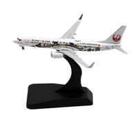 Regalo Di Aereo Da Collezione In Lega 1:400 Per Il Giappone TransOcean Air Boeing B737-800 Diecast Aircraft Jet Model