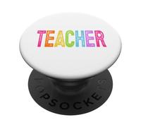 Regalo di apprezzamento per insegnanti per il ritorno al primo giorno di scuola PopSockets PopGrip Adesivo