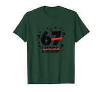 Regalo di Compleanno: 67? I Demand a Recount - Funny Age Humor Maglietta, Uomo, Verde Foresta, 3XL