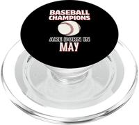 Regalo di compleanno dei campioni di baseball sono nati a maggio PopSockets PopGrip per MagSafe