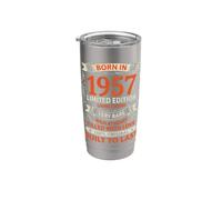 Regalo di compleanno nato nel 1957 in edizione limitata per uomini e donne Bicchiere termico in acciaio inox doppia parete