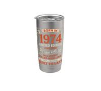 Regalo di compleanno nato nel 1974 in edizione limitata per uomini e donne Bicchiere termico in acciaio inox doppia parete