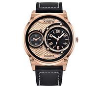 Regalo di compleanno Orologio da lavoro Orologi di Modo Orologio di Lusso degli uomini Orologio al Quarzo Uomini Uomini Famosi Orologio Da Uomo, Oro, misura unica