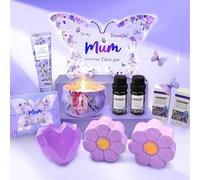 Regalo di compleanno per donne, cesto per coccole di buon compleanno, set da bagno rilassante per lei, regalo di compleanno per migliori amici, mamma, sorella, zia, moglie, set regalo di compleanno da
