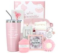 Regalo di compleanno per donne, regalo di compleanno unico per lei, set regalo per la cura di sé, rilassante cestino da bagno per mamma, moglie, amica, sorella, regali insoliti per ragazze