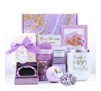 Regalo di compleanno per donne, set di coccole da donna, insoliti cesti di compleanno per coccolare la cura di sé, set da bagno rilassante per migliori amici, mamma, moglie, ragazze, sorella, nipote