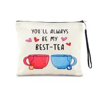 Regalo di compleanno per migliori amici, per donne e uomini, regalo di laurea per amici, sorella, da viaggio, trousse per cosmetici, organizer per il trucco per migliore amico, migliore amico, con