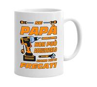 Regalo di compleanno per papà, divertente tazza da caffè (se papà Non puo aggiustarlo siamo Tutti fregati), festa del papà regalo di Natale idee per papà da figlia figlio
