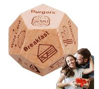 regalo di coppia - per il gioco delle decisioni alimentari, Decider per la cena riutilizzabile | Gioco di divertimento per lui e per lei, regalo per l'anniversario, idea di San, re