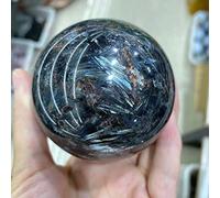 Regalo di decorazione della stanza dei gioielli della casa di Reiki della sfera di quarzo di cristallo di pietra naturale decorazione della stanza (Size : 700-750g)