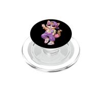 Regalo di design artistico con motivo gatto, simpatico PopSockets PopGrip per MagSafe