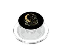 Regalo di design artistico con motivo gatto, simpatico PopSockets PopGrip per MagSafe