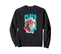 Regalo di filosofia divertente di Platone - Citazione greca per filosofi Felpa