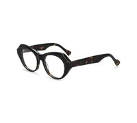Regalo di Halloween, Montatura for occhiali da vista rotondi in acetato multicolore a forma di occhio gatto(B)