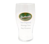 Regalo di Natale personalizzato un messaggio inciso in vetro pinta Smithwick'...