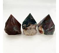 Regalo di Pietra grezza naturale Crystal Point Ocean Jasper Home Decor Confezione da 1 LIUZIIHAYIN (Size : 400-450g)
