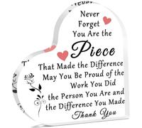 Regalo di ringraziamento Inspirational Desk Decor per ufficio collega pensionamento lasciare regali per donne uomini apprezzamento regalo per assistente sociale infermiera insegnante volontario