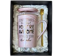 Regalo di ringraziamento per le donne - idee regalo divertenti per amici, colleghi, capo, dipendenti, mamma, mentore, ispirazione, pensiero, regalo di laurea per lei, tazza da caffè in ceramica