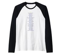 Regalo di tappe del Cammino di Santiago del Cammino di Maglia con Maniche Raglan