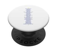 Regalo di tappe del Cammino di Santiago del Cammino di PopSockets PopGrip Adesivo