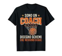 Regalo Divertente Basket Allenatore Campioni di Basket Maglietta