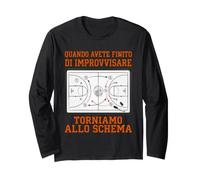 Regalo Divertente Basket Giocatore E Allenatore di Basket Maglia a Manica