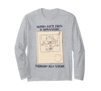Regalo Divertente Basket Giocatore E Allenatore di Basket Maglia a Manica