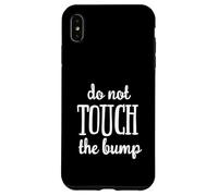 Regalo divertente con scritta "Do Not Touch The Baby Bump" Custodia per iPhone XS Max