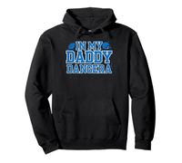 Regalo divertente con scritta in inglese "Daddy Daughter Football My Daddy's Danger Zone" Felpa con Cappuccio