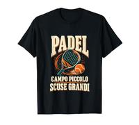 Regalo Divertente di Compleanno per Chi Gioca a Padel Maglietta