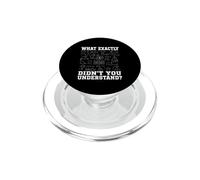 Regalo Divertente Laurea Fisico Matematico PopSockets PopGrip per MagSafe