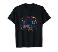 Regalo Divertente per celebrare Lo Zio più Grande del Mondo Maglietta, Uomo, Nero, M