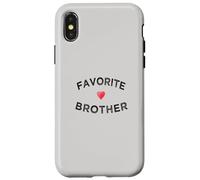 Regalo divertente per i fratelli preferiti da sorella Custodia per iPhone X/XS