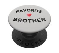 Regalo divertente per i fratelli preferiti da sorella PopSockets PopGrip Adesivo