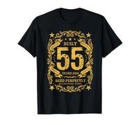 Regalo Divertente per Il 55° Compleanno di Uomini e Donne costruito 55 Anni Fa Maglietta