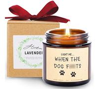 Regalo divertente per la mamma del cane, regalo di compleanno divertente regalo caldo per gli amanti degli animali domestici, migliore amica, sorelle, candele alla lavanda,Light Me When The Dog F**ts