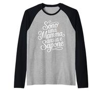 Regalo Divertente, Sono Una Mamma ansia e Sapone Maglia con Maniche Raglan