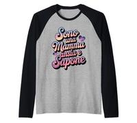 Regalo Divertente, Sono Una Mamma ansia e Sapone Maglia con Maniche Raglan