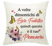 Regalo Donna Federe Cuscini Copricuscino Decorativo 45 x 45 cm, Regalo Girasole Regali di Compleanno Donna, Regalo donna natale, Regali Ispirativi per Migliori Amiche, Colleghe, Moglie, Mamma, Sorelle