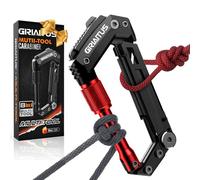 Regalo Donna Regalo Uomo Moschettone Portachiavi 8en1 Multitool Moschettoni Attrezzo Multifunzione con Apribottiglie Righello Sega Cacciavite Regalo Papà Regalo Festa Della Mamma
